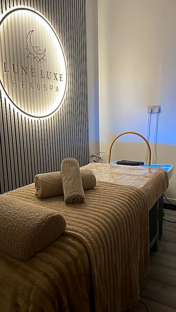 Soft towels and a warm water halo, ready for you